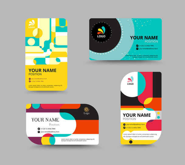 Käyntikorttimalli. nimi kortti suunnittelu yrityksille. sisältävät s
 - Vektori, kuva