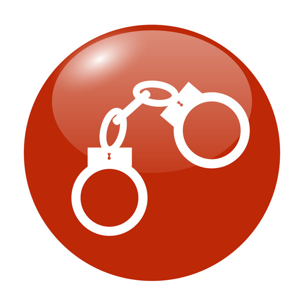 handcuffs icon - Vector, Image
