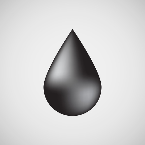 Emblema de ícone de bolha preta com fundo leve
 - Vetor, Imagem