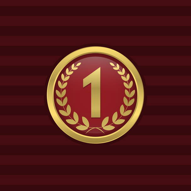 First place icon - Vector, Image