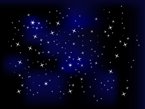 nachtelijke hemel met sterren - Foto, afbeelding