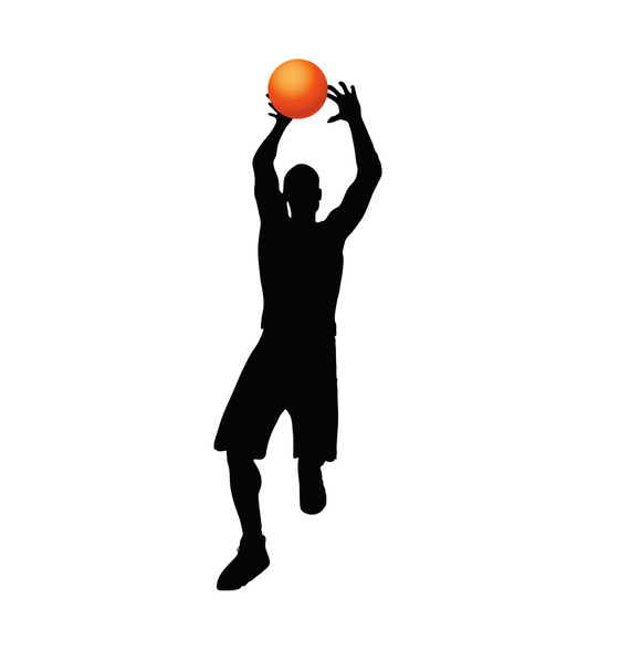 Jugador de baloncesto
 - Vector, Imagen