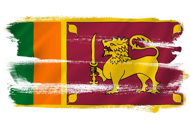 スリランカの旗 - 写真・画像
