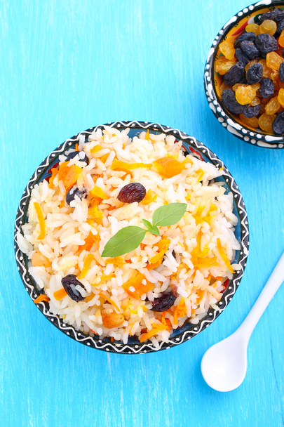 rice with dried fruits - Photo, Image