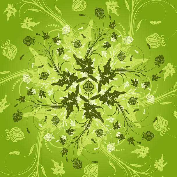 Abstract flower pattern - Vector, Image