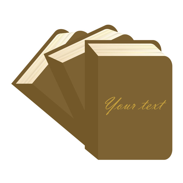 Old books - Vector, Image
