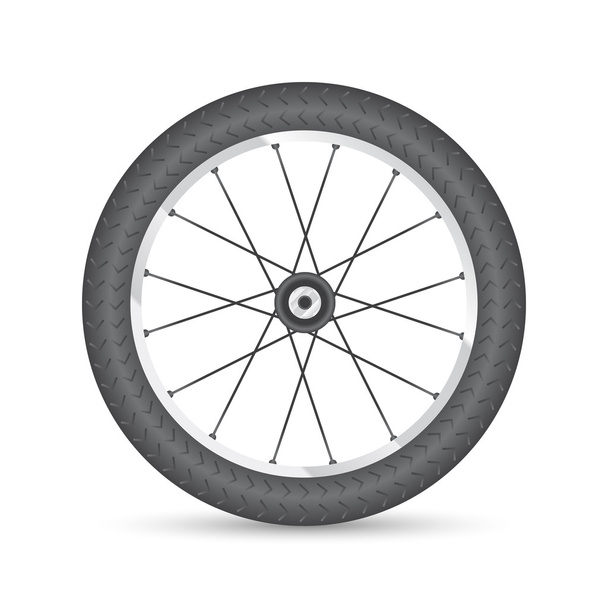 Roda de bicicleta - Vetor, Imagem