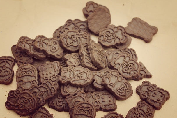 mini csokoládé cookie-k - Fotó, kép