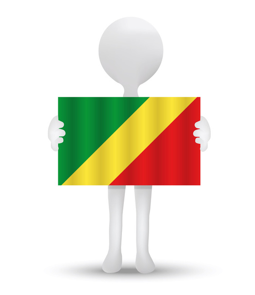 Bandeira da república do Congo
 - Vetor, Imagem