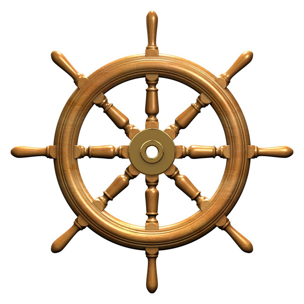Ships wheel - Φωτογραφία, εικόνα