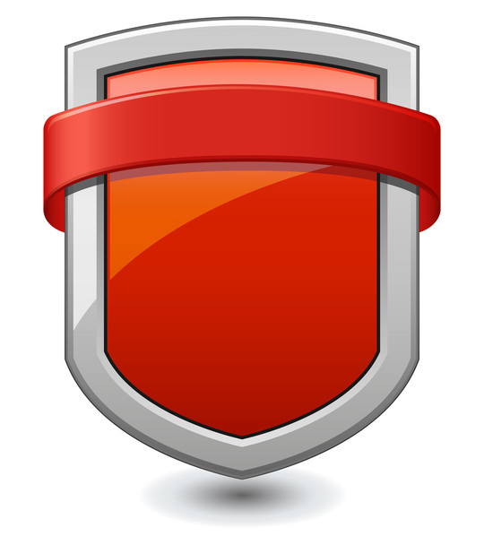 Shield,  protection tag, badge - Vector, imagen