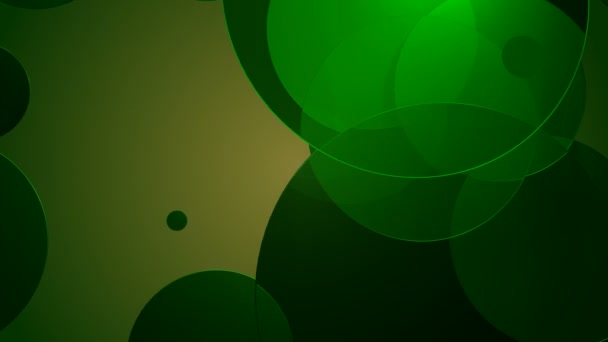 grüne Glühkreise - Filmmaterial, Video