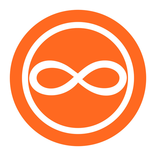 Infinity ikona - Vektor, obrázek