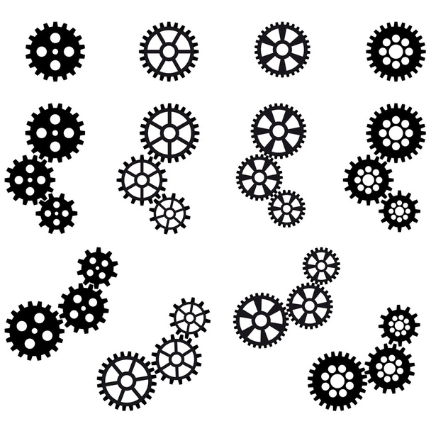 gears for cooperation symbolism - Vector, Image
