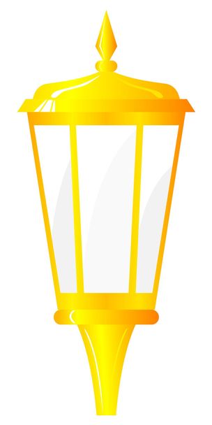 Golden Lantern. Vector - Wektor, obraz