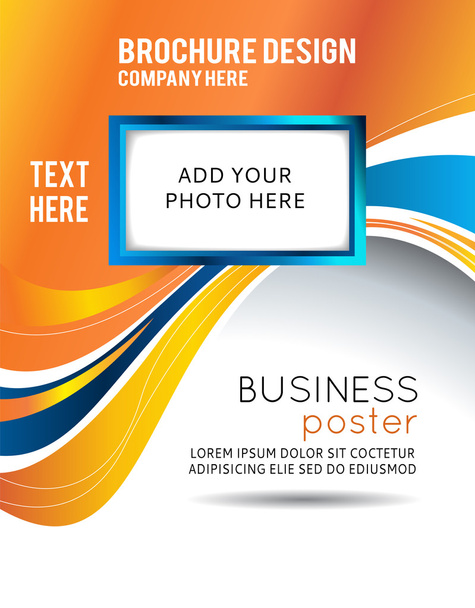 Magazine cover, business brochure template - Vector, Image
