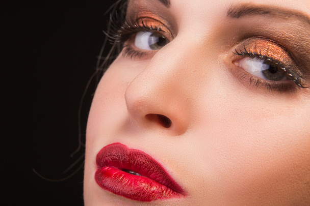 Woman with retro make-up - Photo, Image