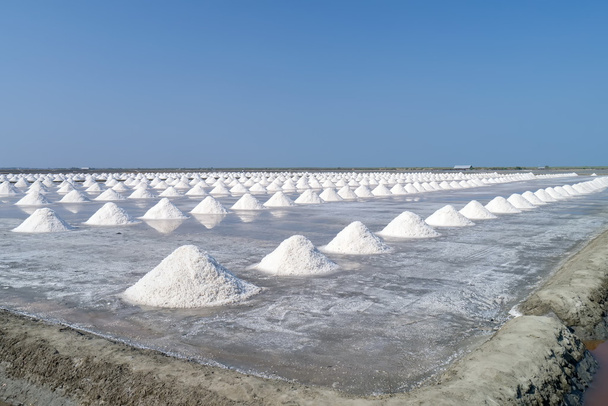 αλάτι αγρόκτημα Ταϊλάνδη. - Φωτογραφία, εικόνα