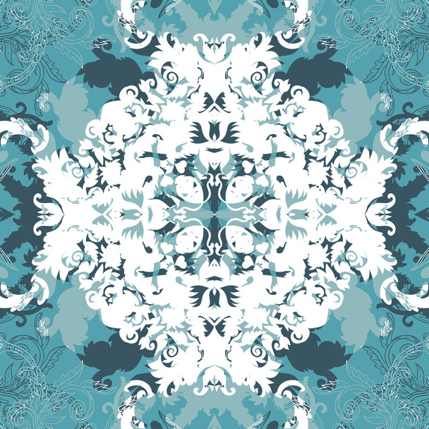Seamless vintage baroque pattern - Vector, Imagen