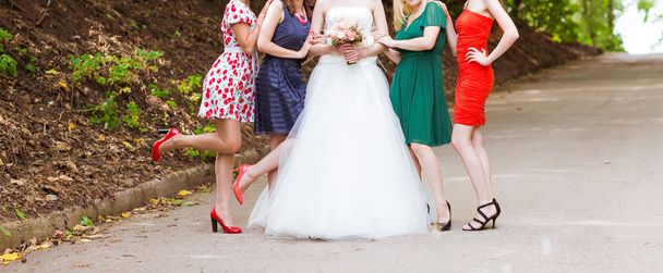 nevěstu, družičky  - Fotografie, Obrázek