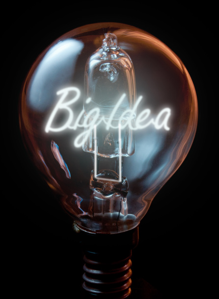 Big idea light bulb  - Photo, Image