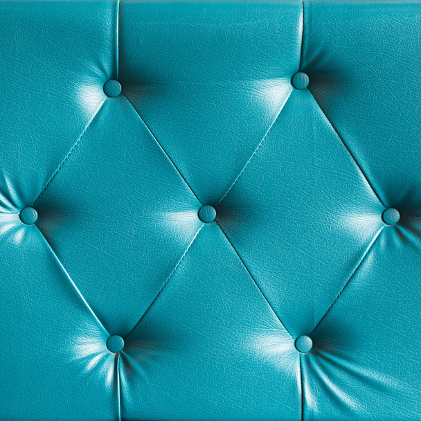 turquoise genuine leather sofa pattern  - Photo, Image
