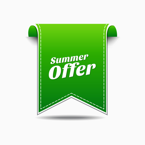 Summer Offers Icon Design - Vector, Imagen