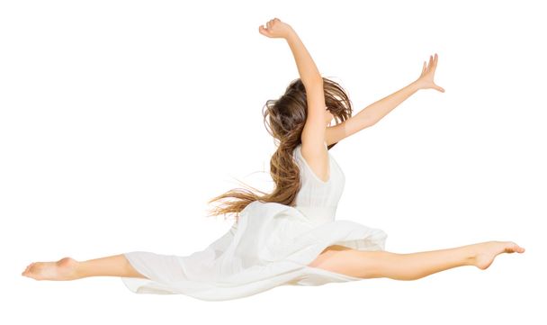 Dancing girl in dress - Valokuva, kuva