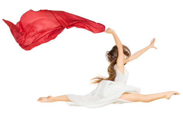 dansende meisje in jurk - Foto, afbeelding