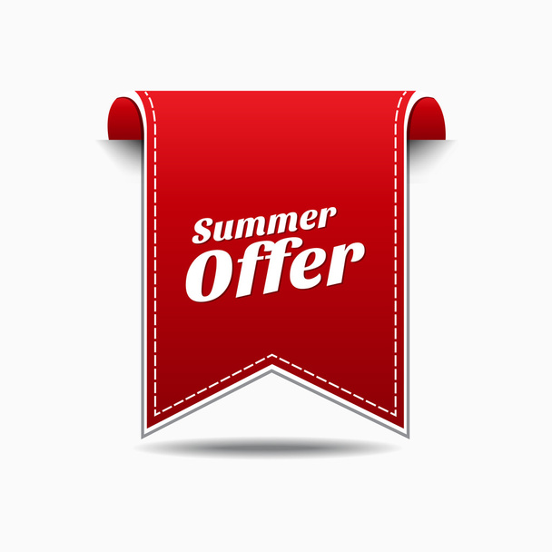 Summer Offer Icon Design - Vecteur, image