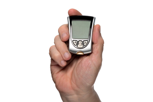 Лічильник глюкози крові для перевірки рівня цукру в крові
 - Фото, зображення
