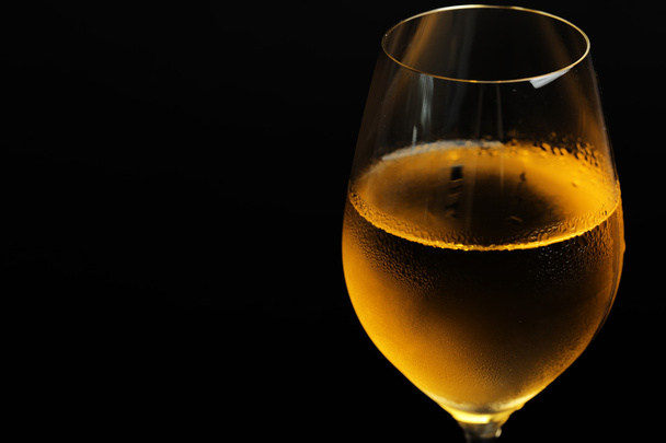 Glass of white wine - Фото, изображение