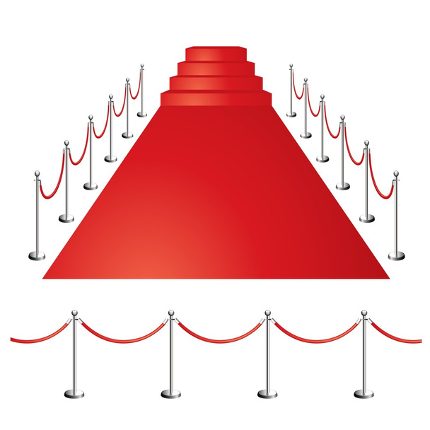Tapis rouge décoration
 - Vecteur, image