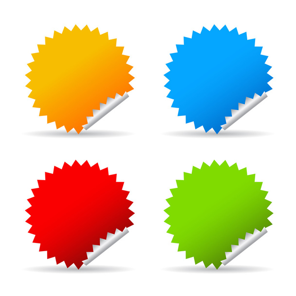 Stickers set - Vector, Image