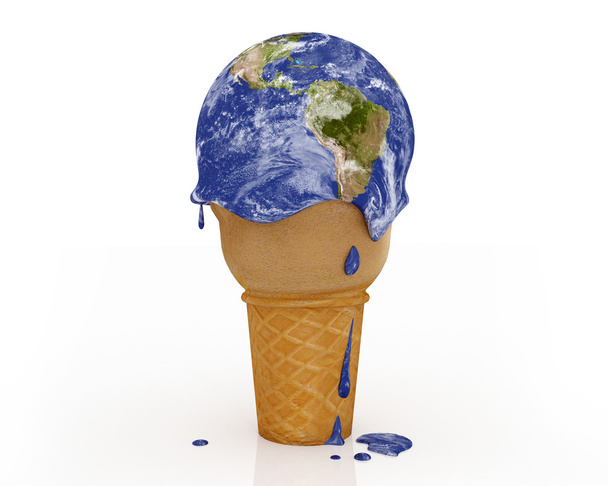 Éghajlatváltozás - Fagylalt Föld - Fotó, kép