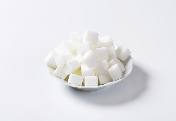 White sugar cubes - Фото, зображення