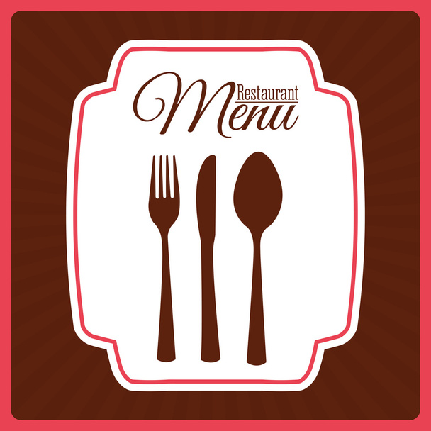 Restaurant menusjabloon - Vector, afbeelding
