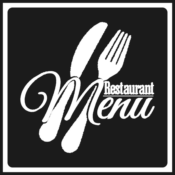 modelo de menu restaurante
 - Vetor, Imagem