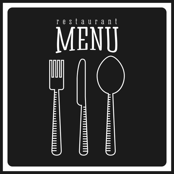 Restaurant menu template - Vector, afbeelding
