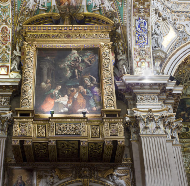 Interior of the Basilica of Santa Maria Maggiore Bergamo Alta - Photo, Image
