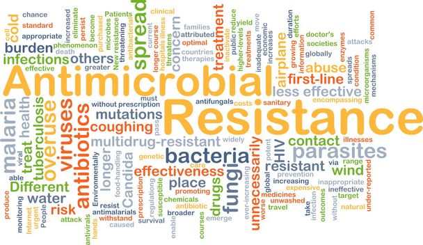 Concept de fond de résistance aux antimicrobiens
 - Photo, image
