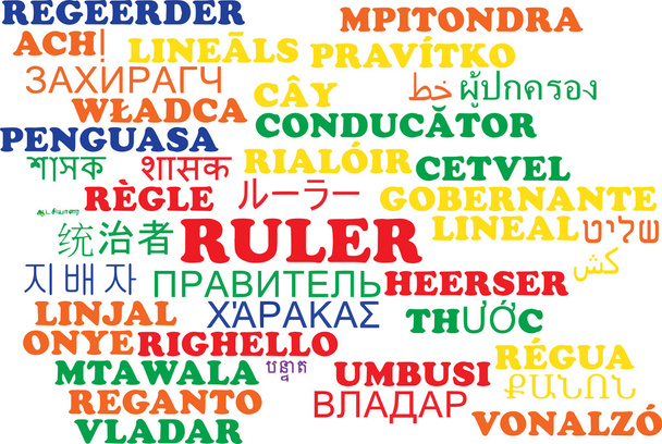 Regla multilenguaje wordcloud concepto de fondo
 - Foto, imagen