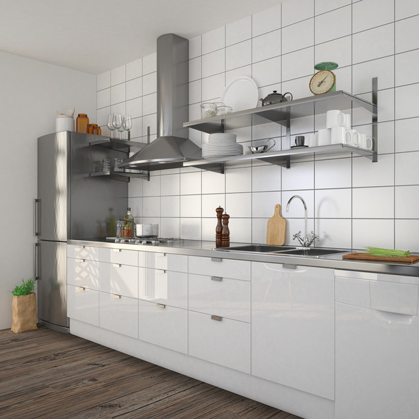 Interior de cocina moderna - Foto, imagen