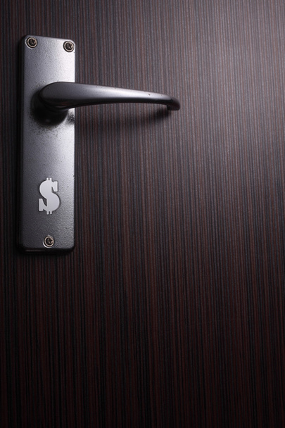 Stock image of the door handle - Zdjęcie, obraz