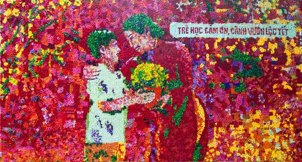 Цветок устроил картину во Вьетнаме
 - Фото, изображение