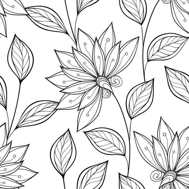 Abstract Floral Pattern - Vecteur, image