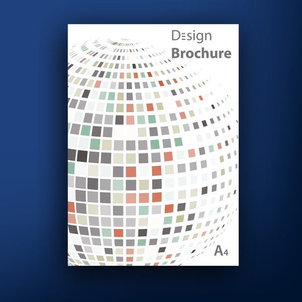 Vector brochure booklet cover design templates collection A4 - Vector, Image