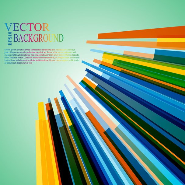 Moving colorful abstract background - Wektor, obraz
