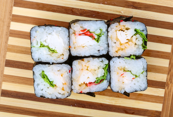 Roll with crab meat - Foto, imagen