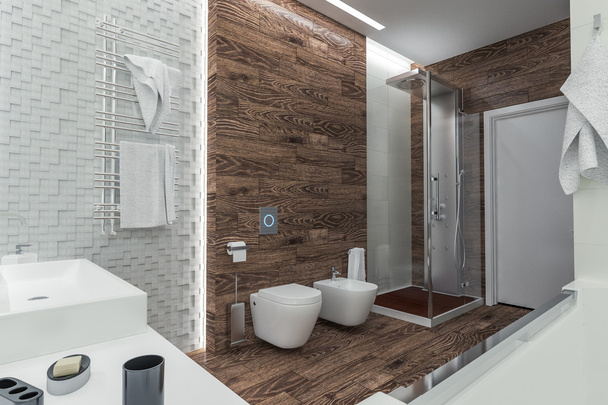 Modern design fürdőszoba  - Fotó, kép